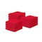 Monarch Terry Polishing Hand Towel 16x27 Red (12pk) N030-R1627-4 - alternate 1